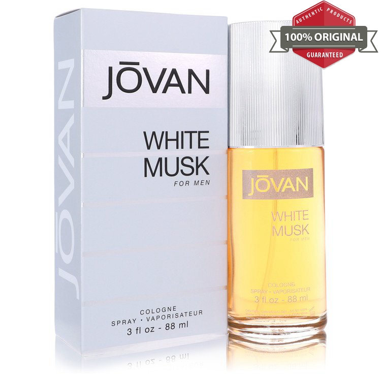 JOVAN WHITE MUSK Cologne 3 oz EDC Spray for Men by Jovan