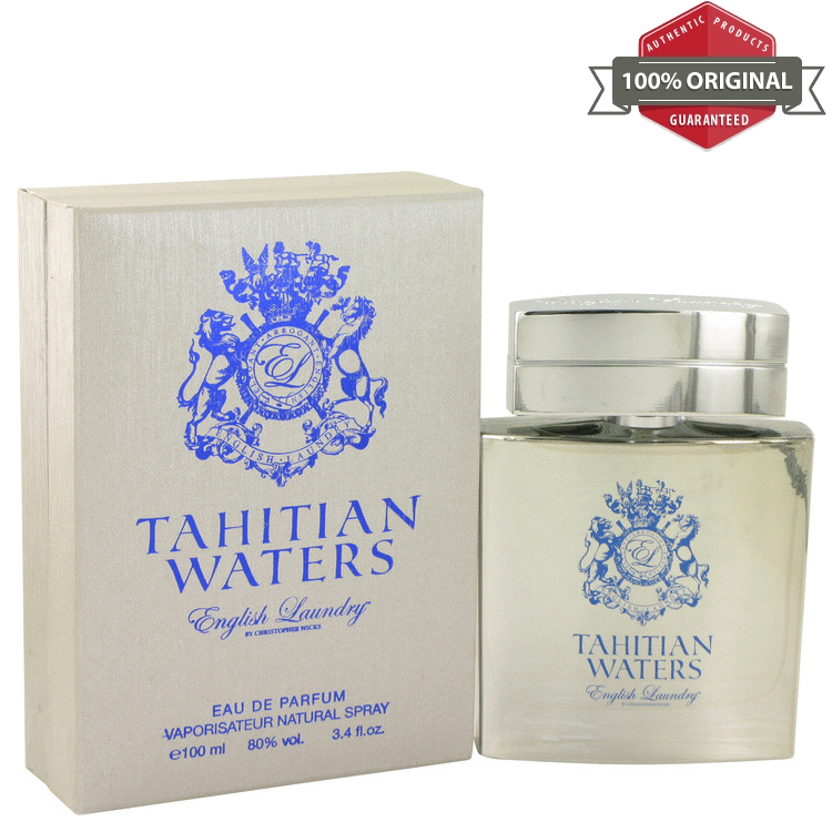 Tahitian Waters Cologne 3.4 oz EDP Spray for Men by English Laundry