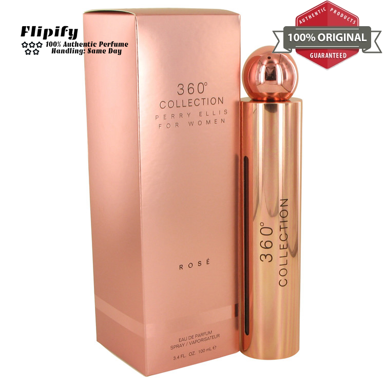 Perry Ellis 360 Collection Rose Perfume oz EDP Spray for Women