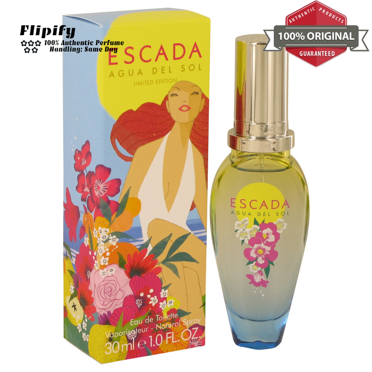 Escada Agua Del Sol Perfume 3.3 oz 1.7 oz EDT Spray for WOMEN by Escada ...