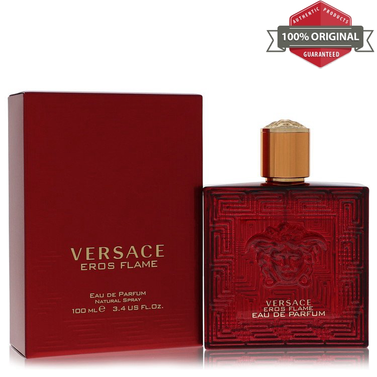 Versace Eros Flame Cologne 3.4 oz EDP Spray for Men by Versace