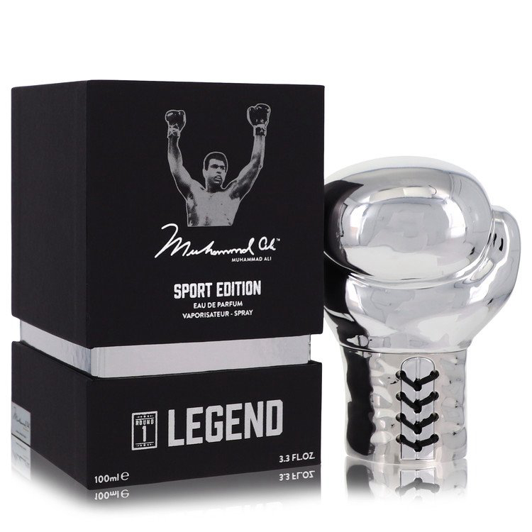 Muhammad Ali Legend Round 1 Eau De Parfum Spray (Sport Edition) By Muhammad Ali - 3.3 oz Muhammad Ali Legend Round 1 Eau De Parfum Spray (Sport Edition) By Muhammad Ali - 3.3 oz