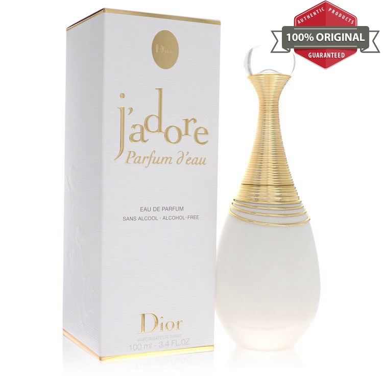 J'adore Parfum D'Eau by Christian Dior, 3.4oz EDP Spray Alcohol Free women main image 1