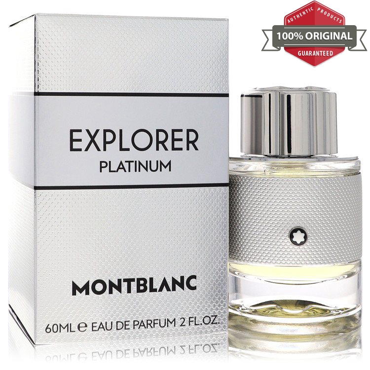Montblanc Explorer Platinum Cologne 2 oz EDP Spray for Men by Mont